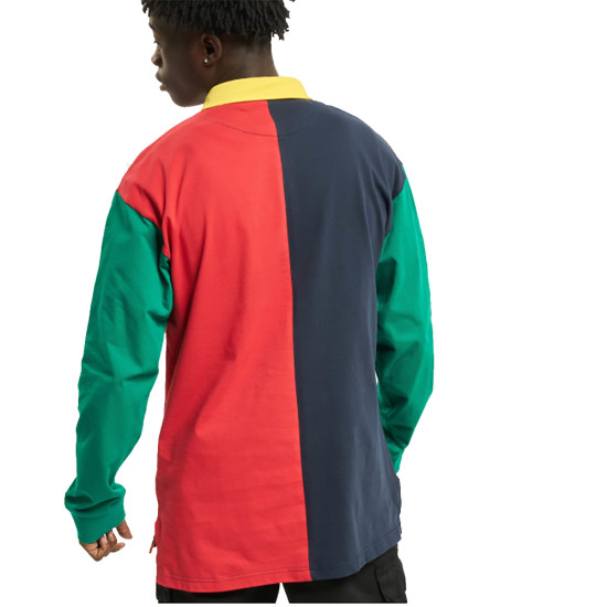 Karl Kani Ανδρική μακρυμάνικη μπλούζα Retro Block Rugby Shirt